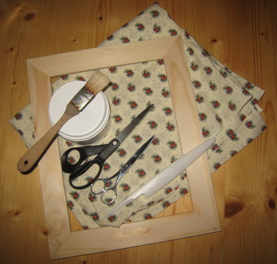 Supplies fabric covered frame