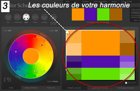 Result color harmony