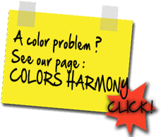 Choose colors in harmony
