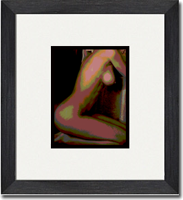 Color framed Nude