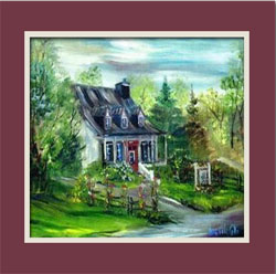 bordeaux bevelled and matted picture