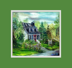 bevelled and matted picture