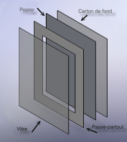 poster mounting plan