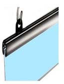 Poster rail hanger
