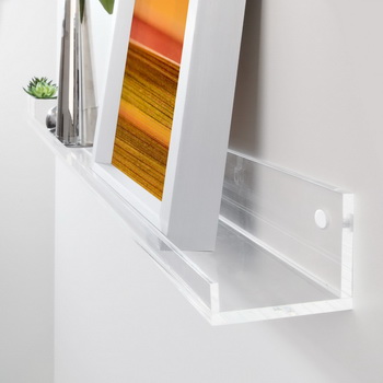 Plexigglass shelf