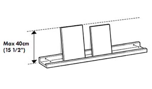 Fixing the ribba shelf