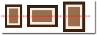 Horizontal alignment of frameworks