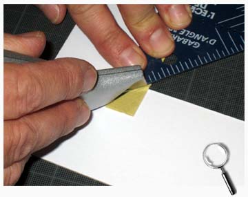Cutting the ends at 45 ° miter