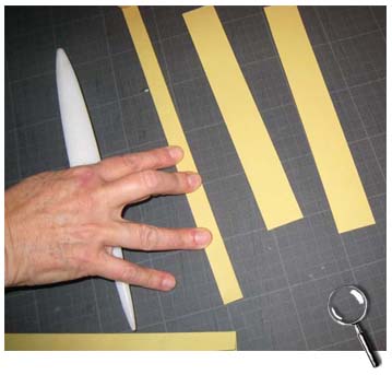 Cutting and bending bands of exceedances