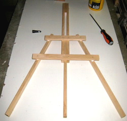 mini easel #2 mounting