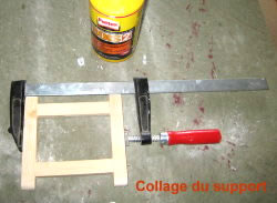 making of mini-easel