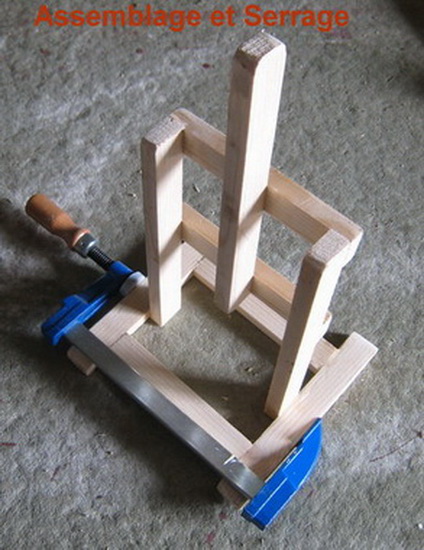 clamping mini-easel