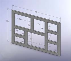 Plan for the photo colllage frame