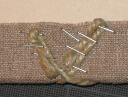 string stapled