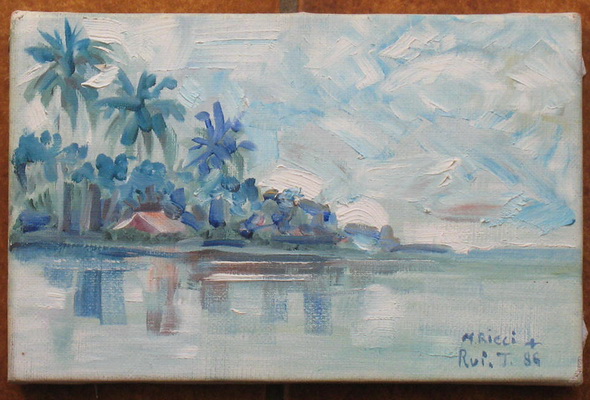 Ricci Bellion Tahiti painting