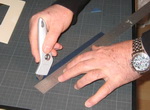 cutting strip covering paper