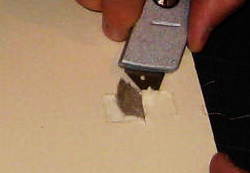 putting a frame ring