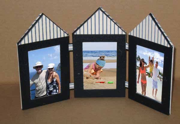 Beach huts frame