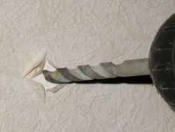 drilling a hole