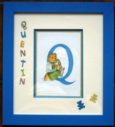 framed picture with bevelled mat