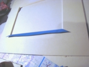 sticking the strips