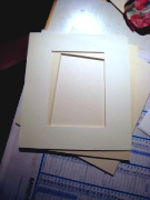 backing and mat 