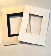 mat and right bevel (french bevel)