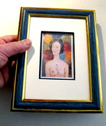 framed acrylic painting