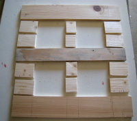 dry fitting rustic frame