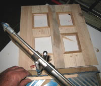 equipping the edges with 45° molding