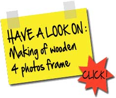 To 4 photos frame page
