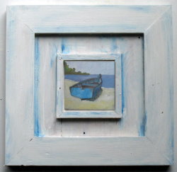 Rustic picture frame finished