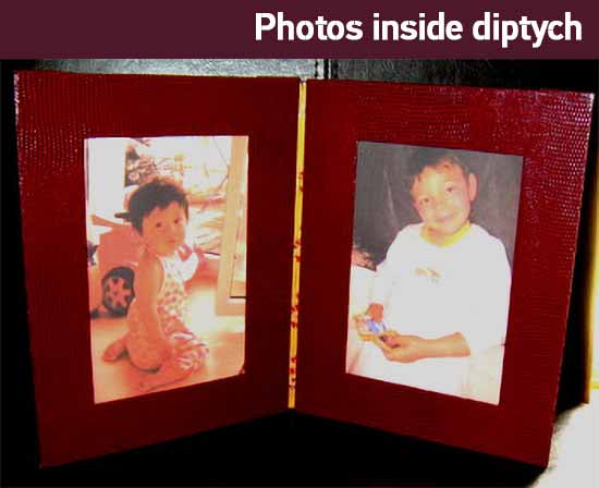 diptych and photos inside
