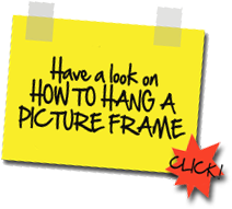 To be continued on how to hang a picture frame
