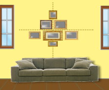 symetrical frames arrangement