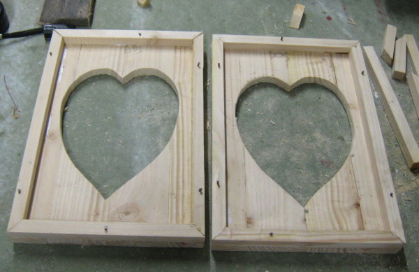 how to make edges for the hearts