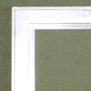 painted moulding achieved frame