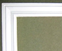 painted moulding achieved frame