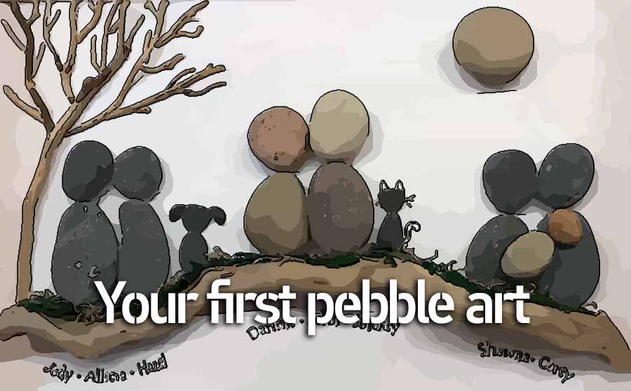 Pebble-art et tableaux de galets