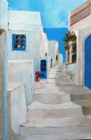 Stairs in OIA SANTORIN