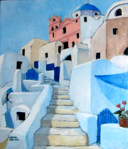 Oia stairs 2