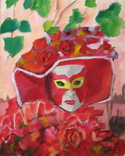 Venive carnival : Red mask
