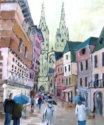  Kerhuon street in Quimper France