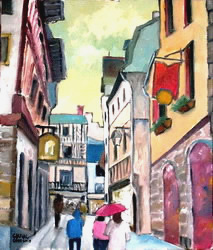 Old street in Rennes