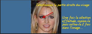 Britney Spears right selection