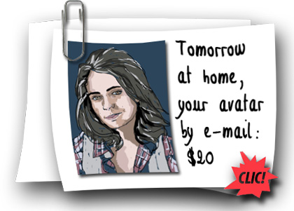 I draw your avatar, cartoon and comic character