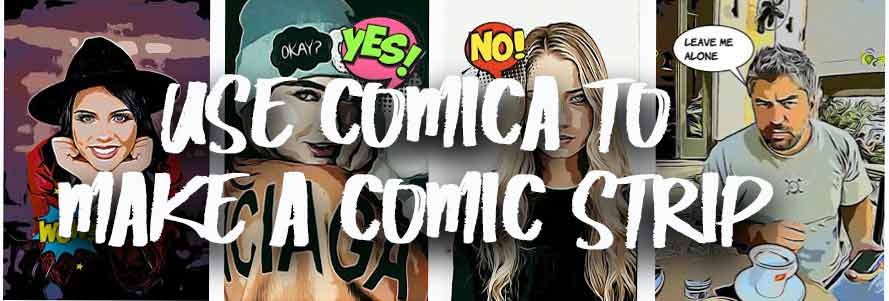 Make a comic strip with comica.apk