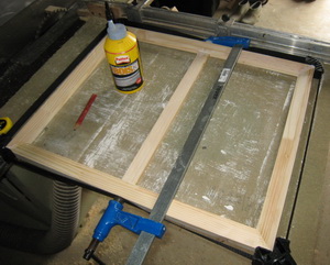 assembly of the frame