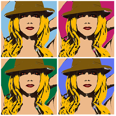 Britney Spears warhol photocollage