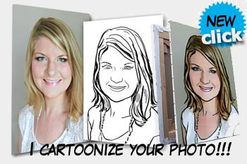 cartoonize photo to canvas